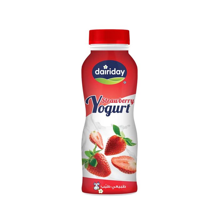 DAIRIDAY YOGURT STRAWBERRY 250ML