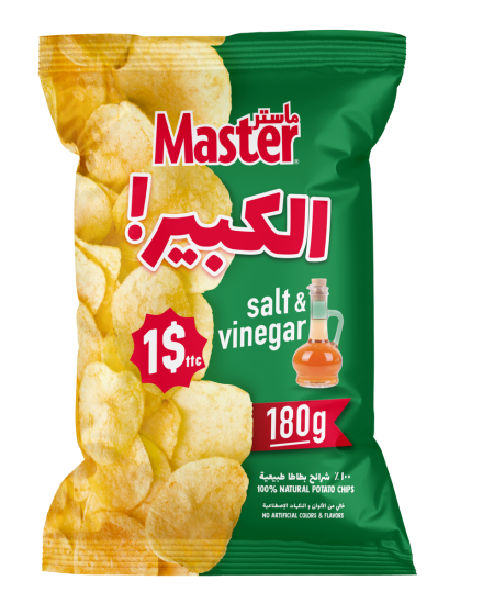 MASTER SALT & VINEGAR BIG 180G