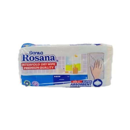 SANITA ROSANA INTERFOLD TOWELS 200G
