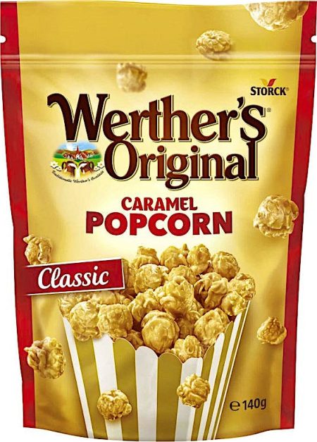 WERTHERS ORIGINAL CARAMEL POPCORN CLASSIC 140G