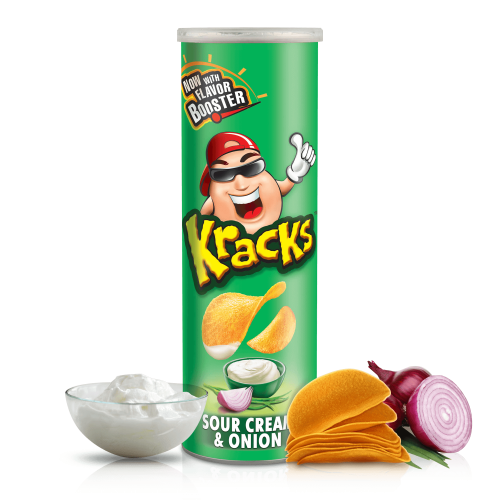 KRACKS SOUR CREAM & ONION 110G