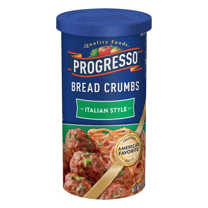 PROGRESSO ITALIAN STYLE BREAD CRUMBS