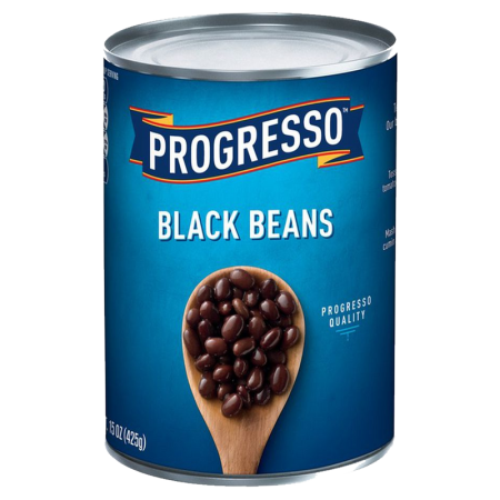 PROGRESSO BLACK BEANS 425G