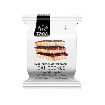 TAQA OAT DARK CHOCOLATE VERMICELLI COOKIES
