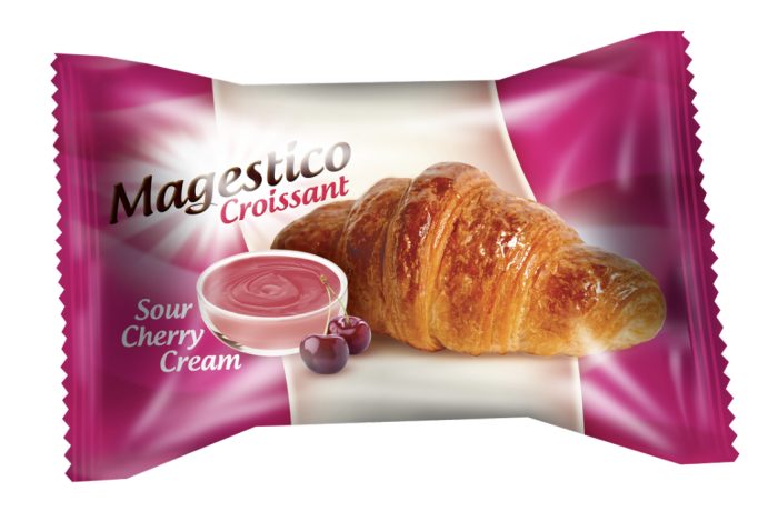 MAGESTICO CROISSANT WITH CHERRY FILLING 45G