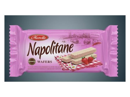 MORELLO NAPOLITANE WAFER STRAWBERRY 50G