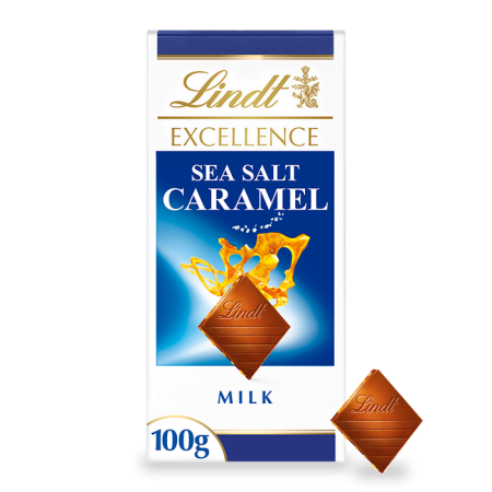 LINDT 100G SEA SALT CARAMEL