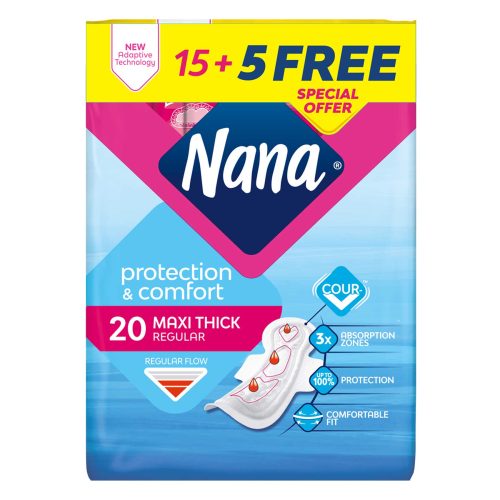 NANA THICK MAXI NORMAL DUO 15+5 PADS