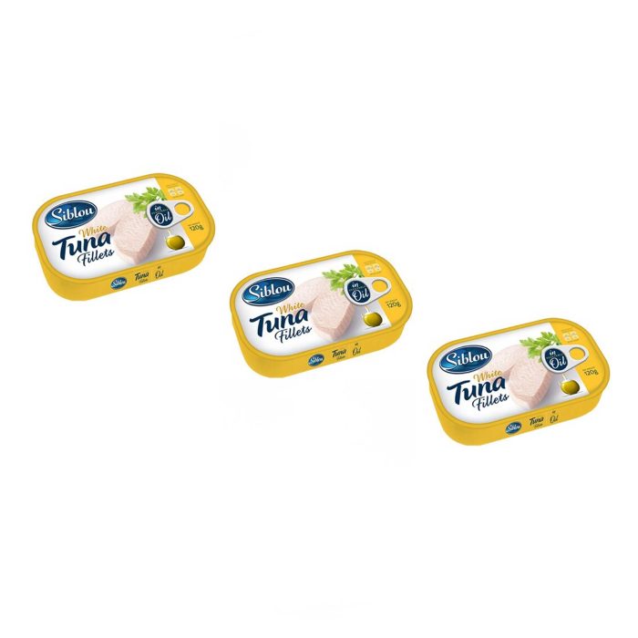 SIBLOU TUNA FILLET OIL 120G 2+1