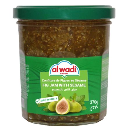 WADI AKHDAR  FIG JAM WITH SESAME 370G