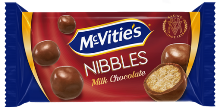 MCVITIES NIBBLES MILK CHOCOLATE 37G
