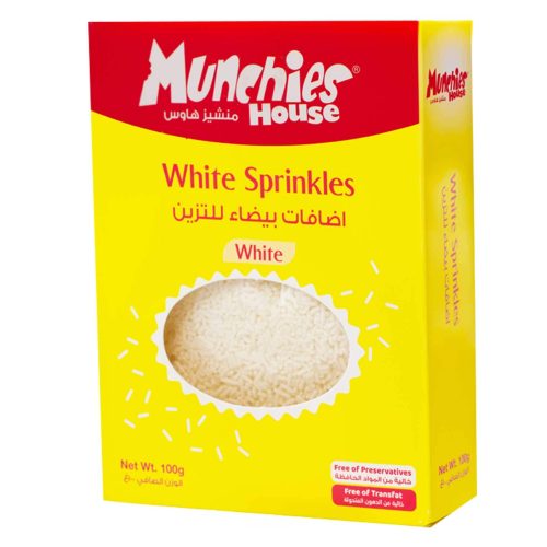 MUNCHIES WHITE SPRINKLES 100G