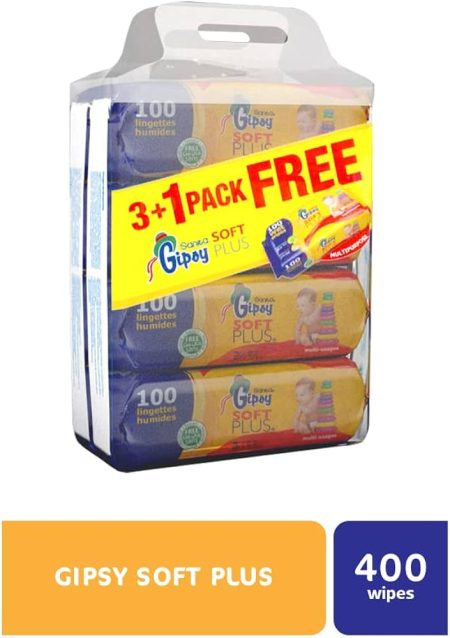 GIPSY WET WIPES X100 (3+1 FREE)