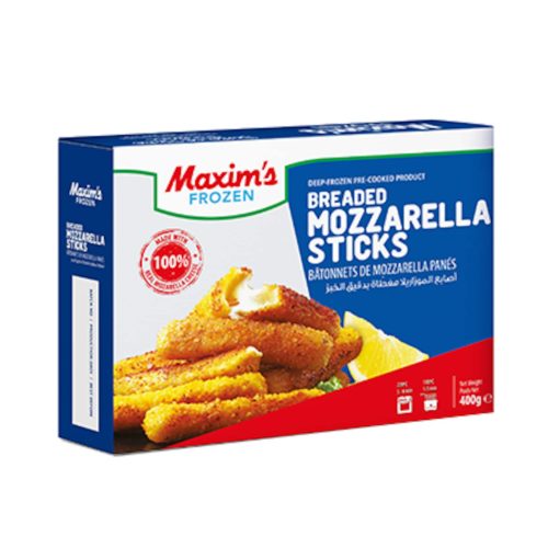 MAXIM'S FROZEN BREADED MOZZARELLA STICKS X2 -20%
