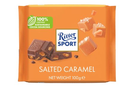 RITTER SPORT SALTED CARAMEL 100G