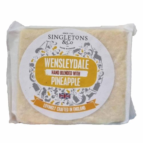 SINGLETONS WENSLEYDALE AND PINEAPPLE 200G