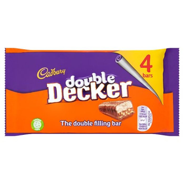 CADBURY DOUBLE DECKER 4 BARS 37G