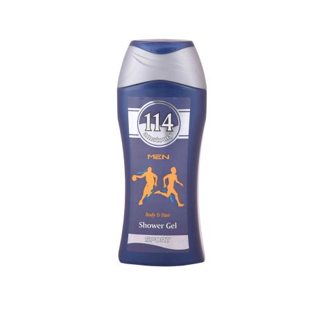 BAIN DOUCHE 114 FOR MEN BODY & HAIR SPORT 250ML