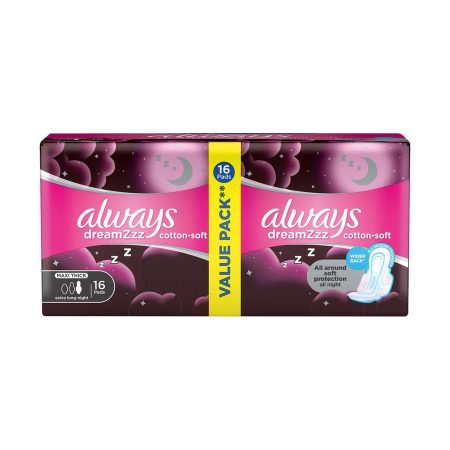 ALWAYS COTTON MAXI THICK EXTRA LONG x16
