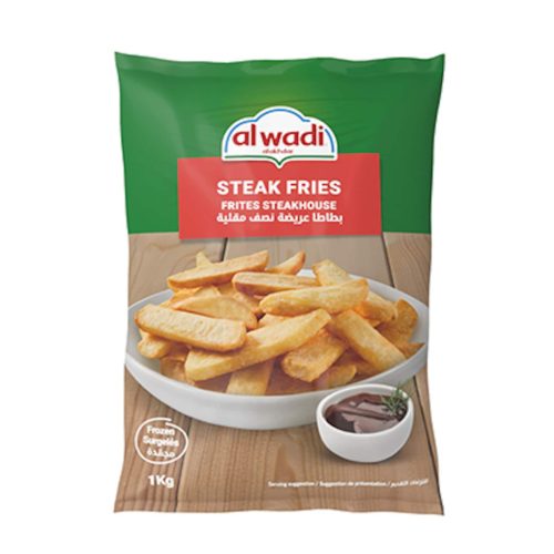 AL WADI AL AKHDAR FROZEN STEAK FRIES 1KG