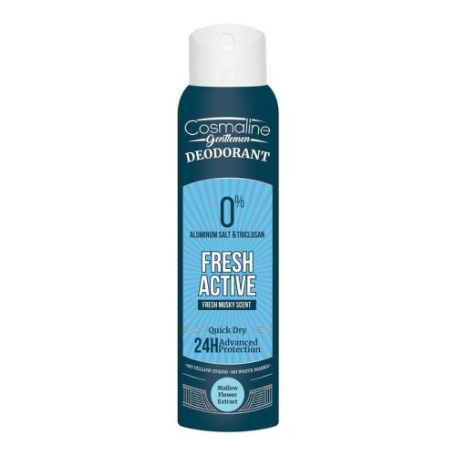 COSMALINE GENTLEMEN DEODORANT FRESH ACTIVE 150ML