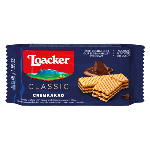 LOACKER 45G WAFER COCOA