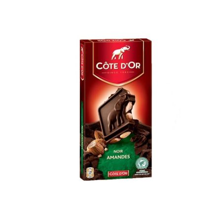 COTE D'OR NOIR AMANDES 180G
