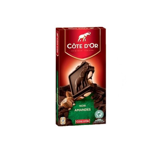 COTE D'OR NOIR AMANDES 180G