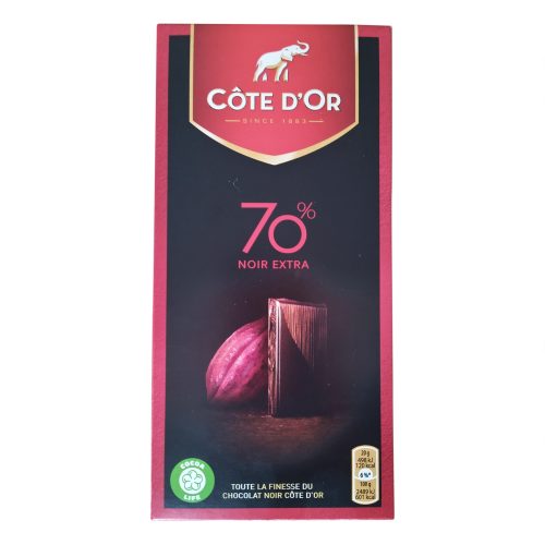 COTE D'OR NOIR EXTRA 70% 100G