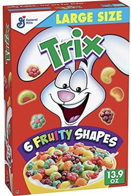 GENERAL MILLS CORN FLAKES TRIX 6 FRUITY 394G