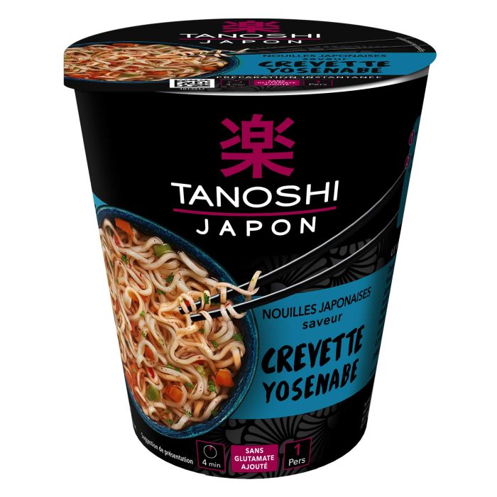 TANOSHI CUP NOODLES CREVETTES YOSENABE