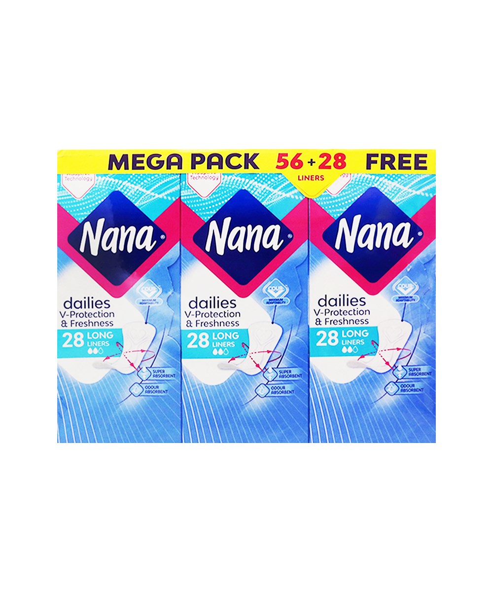 NANA PROTECTION & FRESHNESS LONG LINERS X28  OFFER 2+1