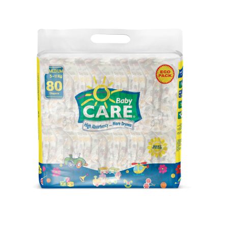 BABY CARE MEDIUM DIAPERS X80
