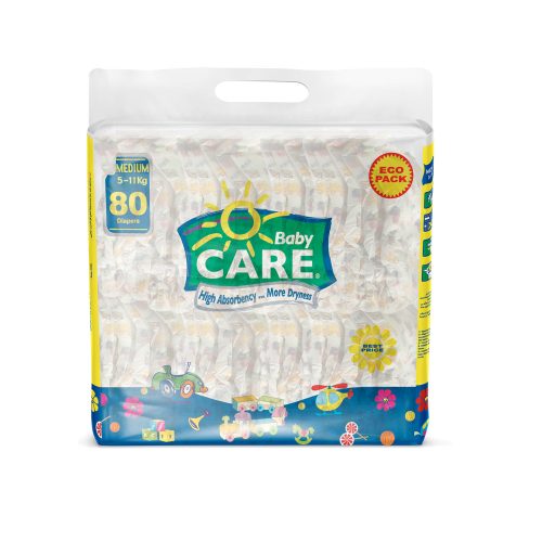 BABY CARE MEDIUM DIAPERS X80