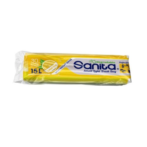 SANITA MY HOME YELLOW TRASH BAG SMALL