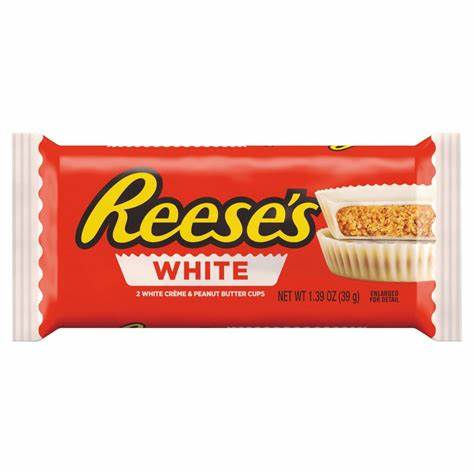 HERSHEY'S REESE'S PEANUT BUTTER 2 WHITE CUP 39G