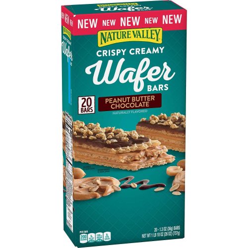 NATURE VALLEY CRISPY CREAMY WAFER BAR PEANUT BUTTER CHOCOLATE 36G