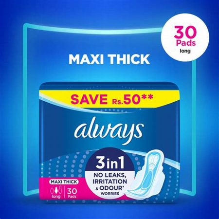 ALWAYS MAXI THICK LONG 3IN1 X30