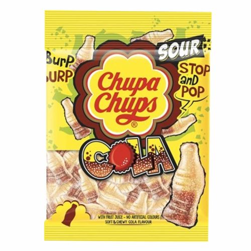CHUPA CHUPS JELLIES SOUR COLA WITH FRUIT JUICE 90G