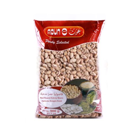 AOUN RED ROUND KIDNEY BEANS 900G