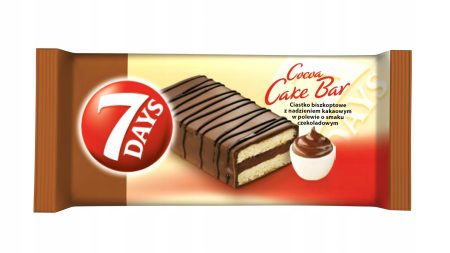 7 DAYS CAKE BAR DARK COCOA 32G