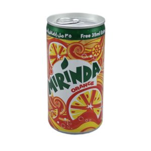 MIRINDA ORANGE CANS 185ML 5+1