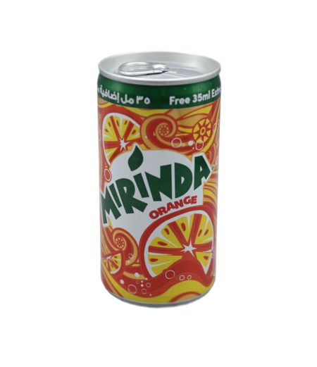MIRINDA ORANGE CANS 185ML 5+1