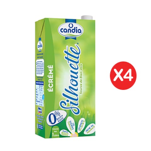 CANDIA ULTRA HEAT TREATMENT SILHOUETTE 1L  X4
