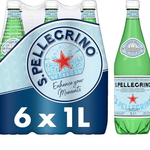 SAN PELLEGRINO SPARKLING NATURAL MINERAL WATER 1L
